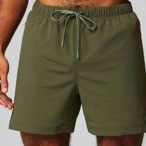 Fabletics Men's Olive Green Shorts Size Meduim